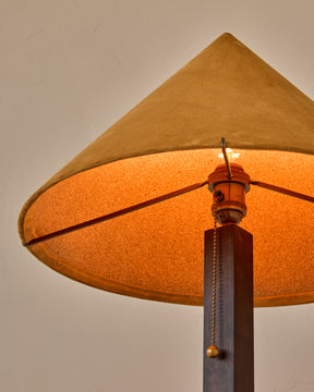 Anouck Table Lamp - Dark Wash Maple