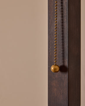 Anouck Table Lamp - Dark Wash Maple