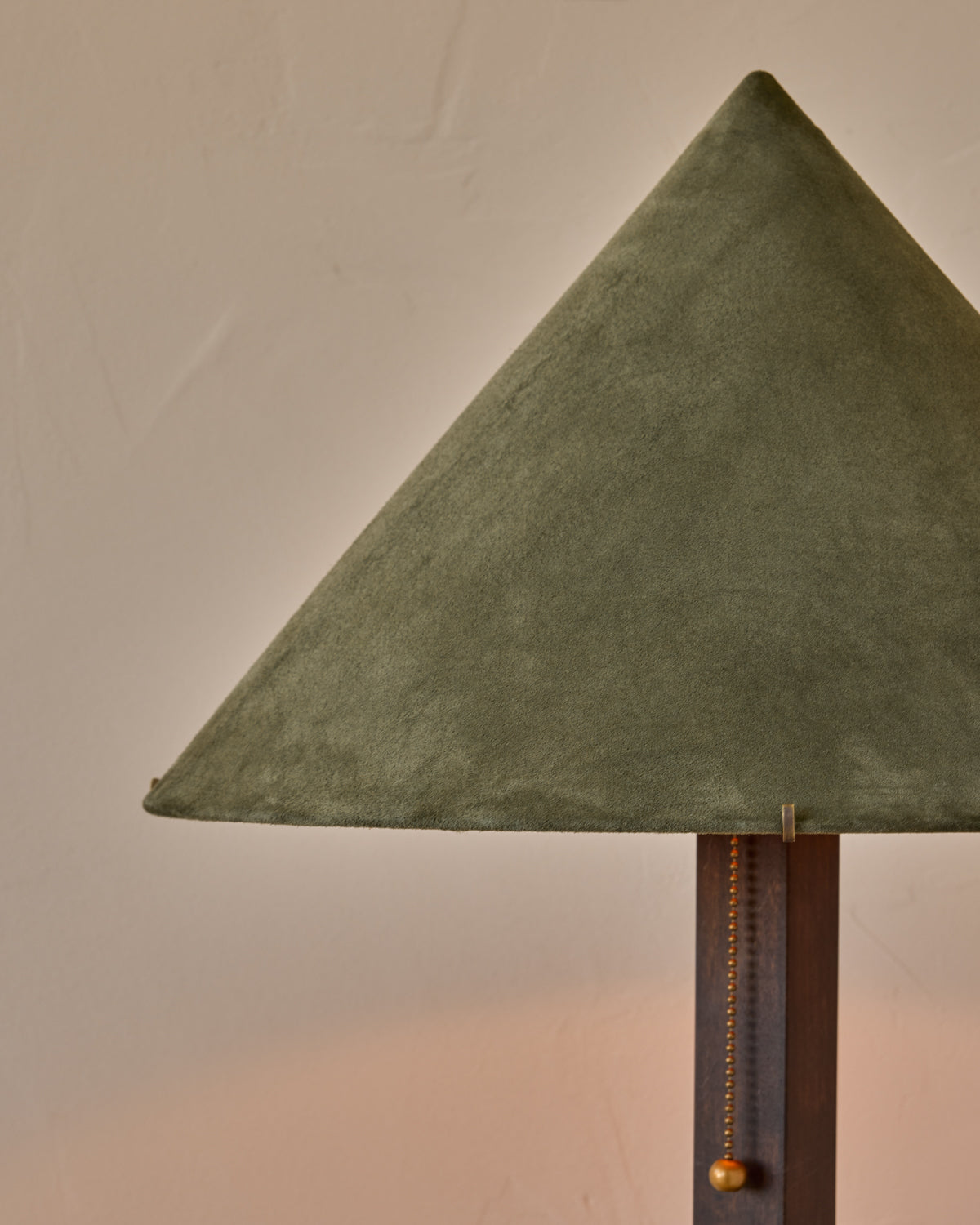 Anouck Table Lamp - Dark Wash Maple
