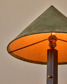 Anouck Table Lamp - Dark Wash Maple