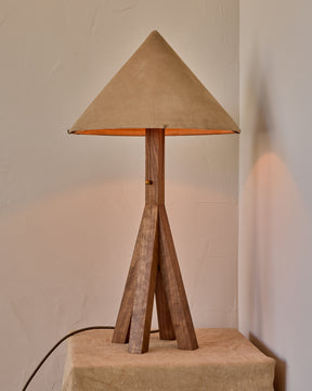Anouck Table Lamp - Black Walnut