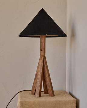 Anouck Table Lamp - Black Walnut