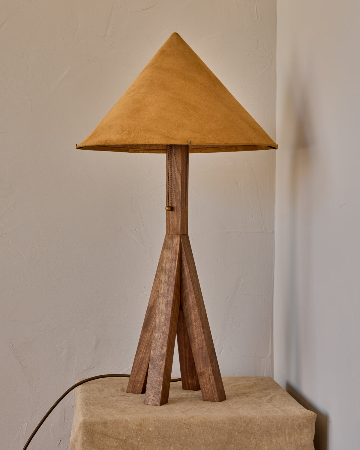 Anouck Table Lamp - Black Walnut