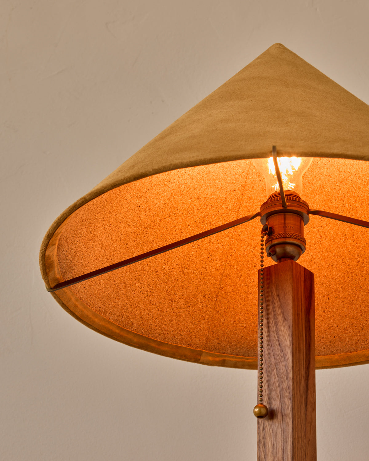 Anouck Table Lamp - Black Walnut