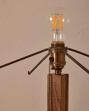 Anouck Table Lamp - Black Walnut