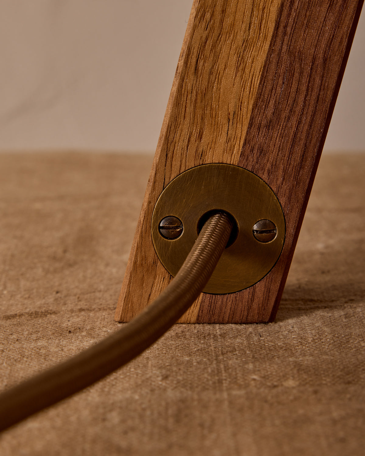 Anouck Table Lamp - Black Walnut