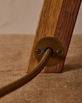 Anouck Table Lamp - Black Walnut