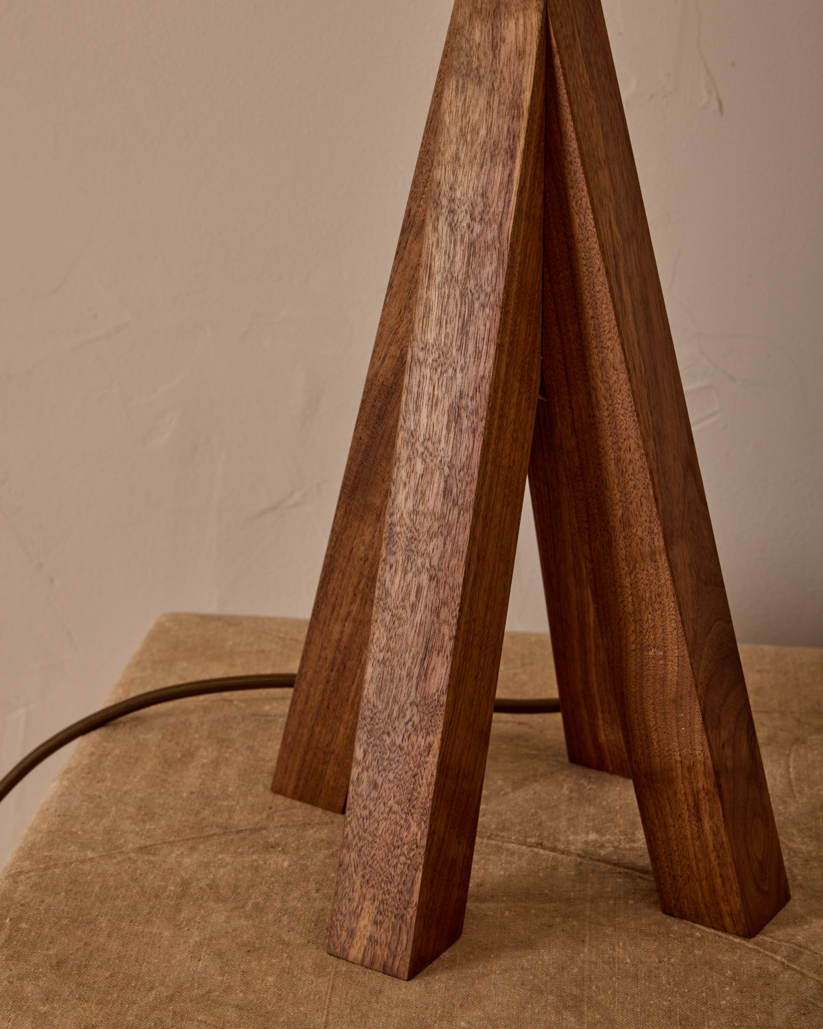 Anouck Table Lamp - Black Walnut