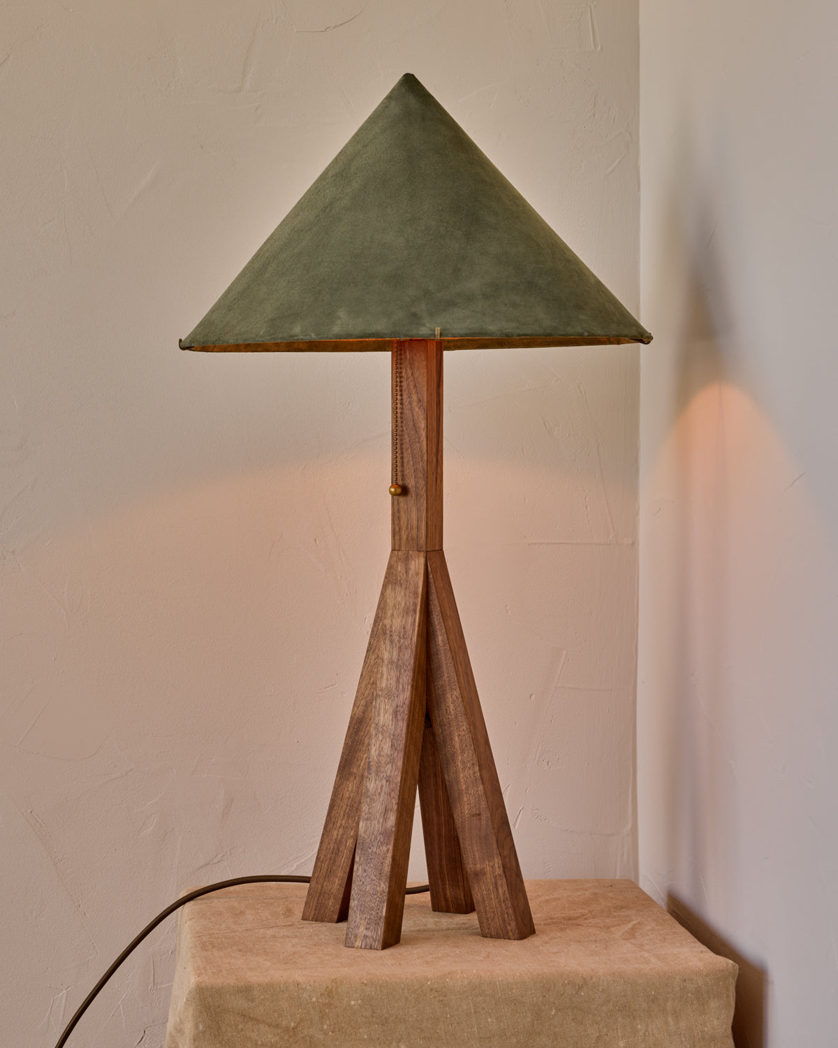 Anouck Table Lamp - Black Walnut