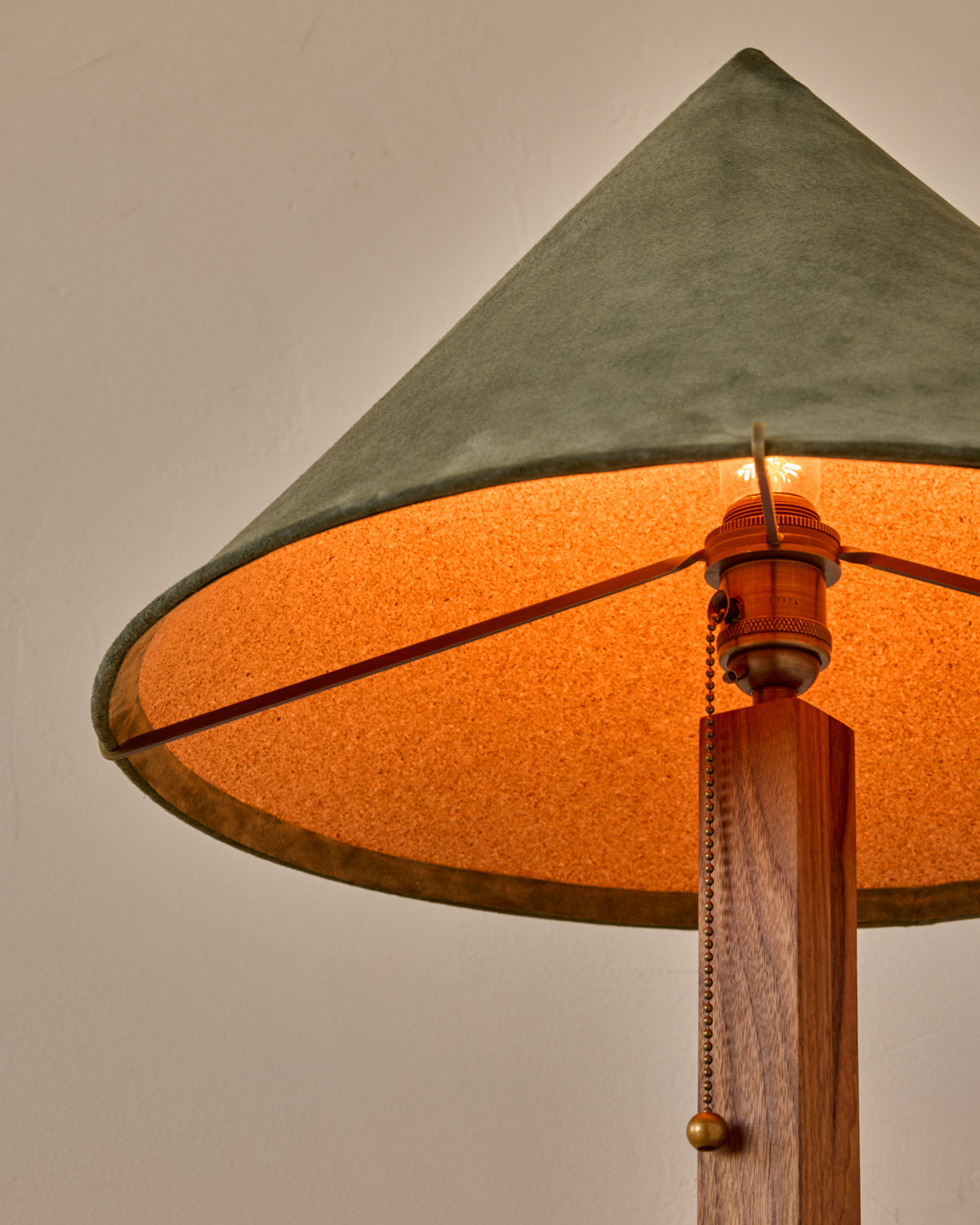 Anouck Table Lamp - Black Walnut