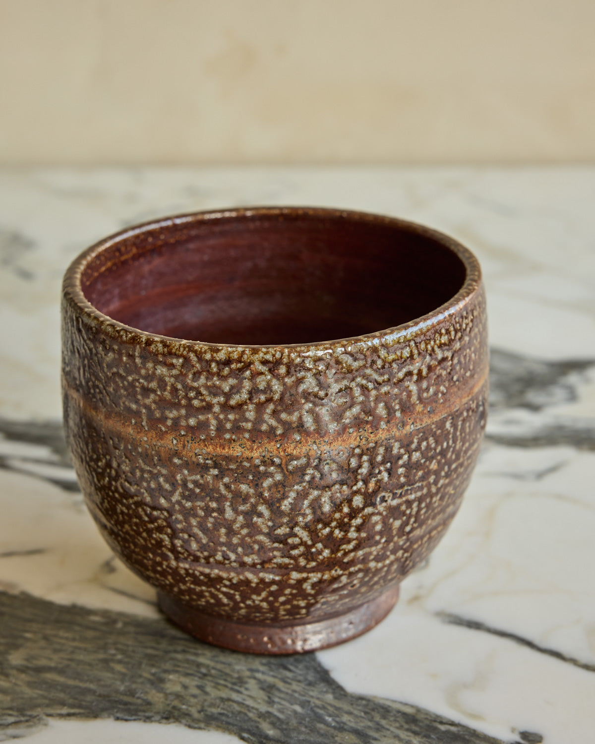 Brown Glaze Ceramic Pot