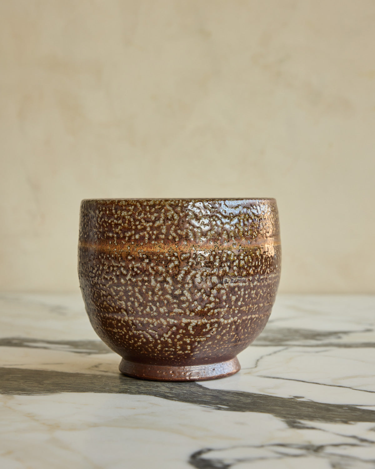 Brown Glaze Ceramic Pot