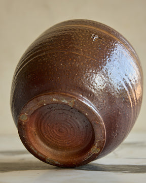 Brown Glaze Ceramic Pot