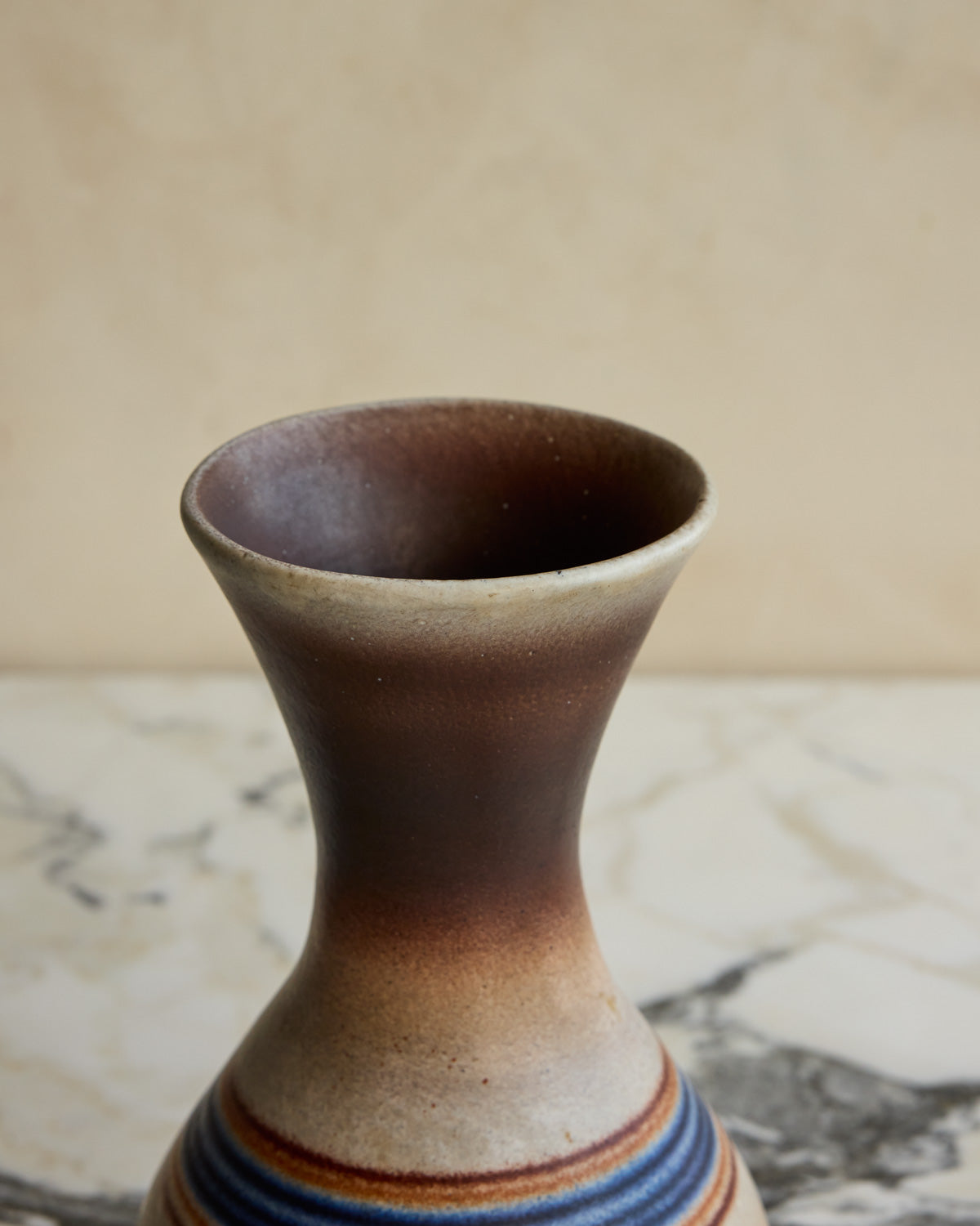 Brown Vase with Ombre