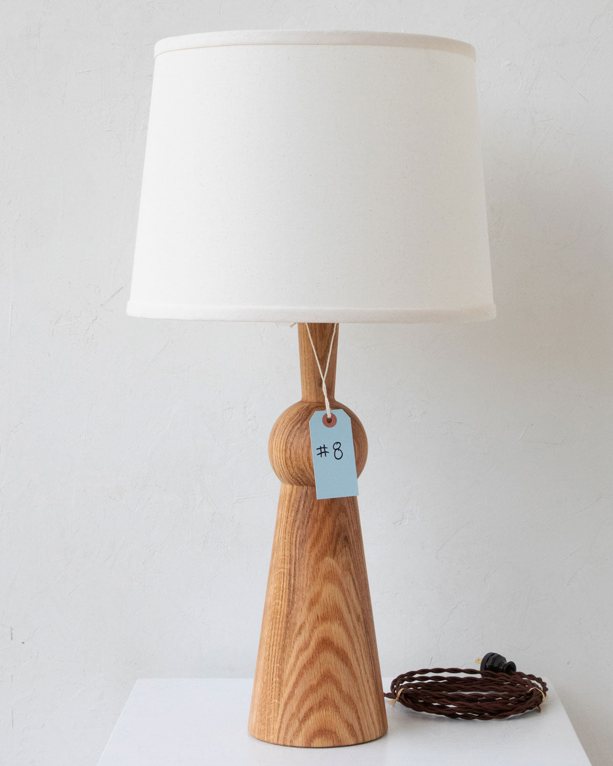 Bella Skirt Lamp #8 - Natural - Seconds - Sample Sale