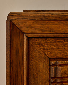 1940s French Oak Credenza