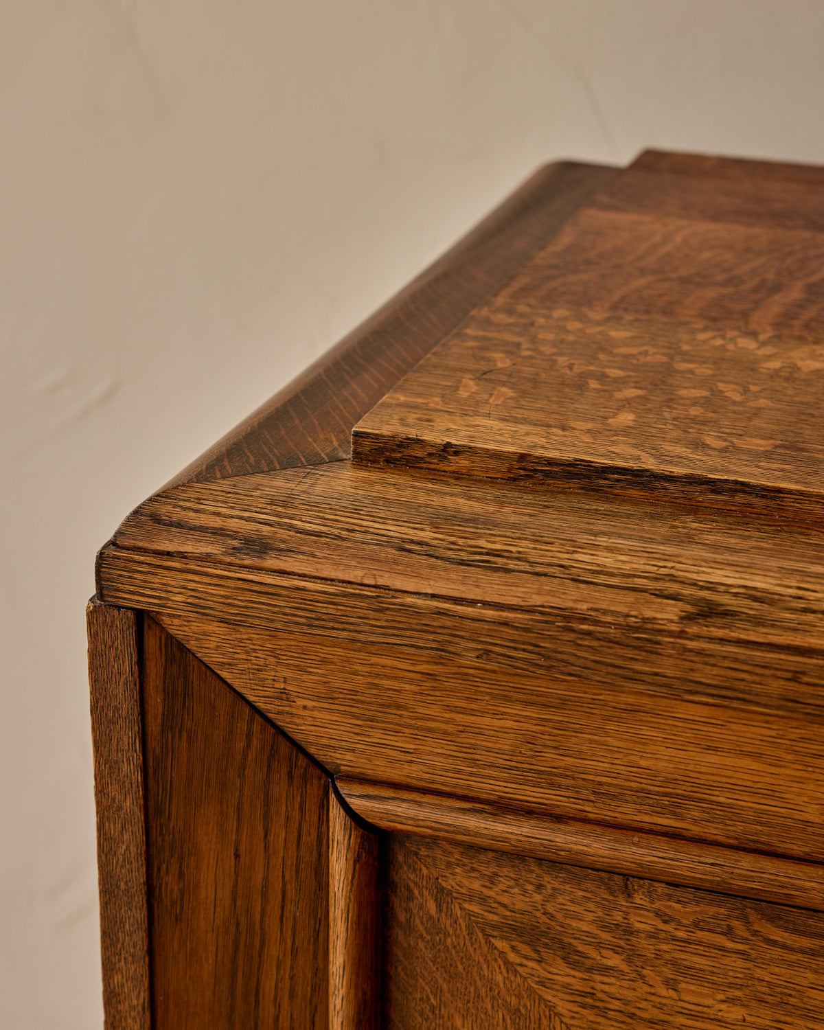 1940s French Oak Credenza