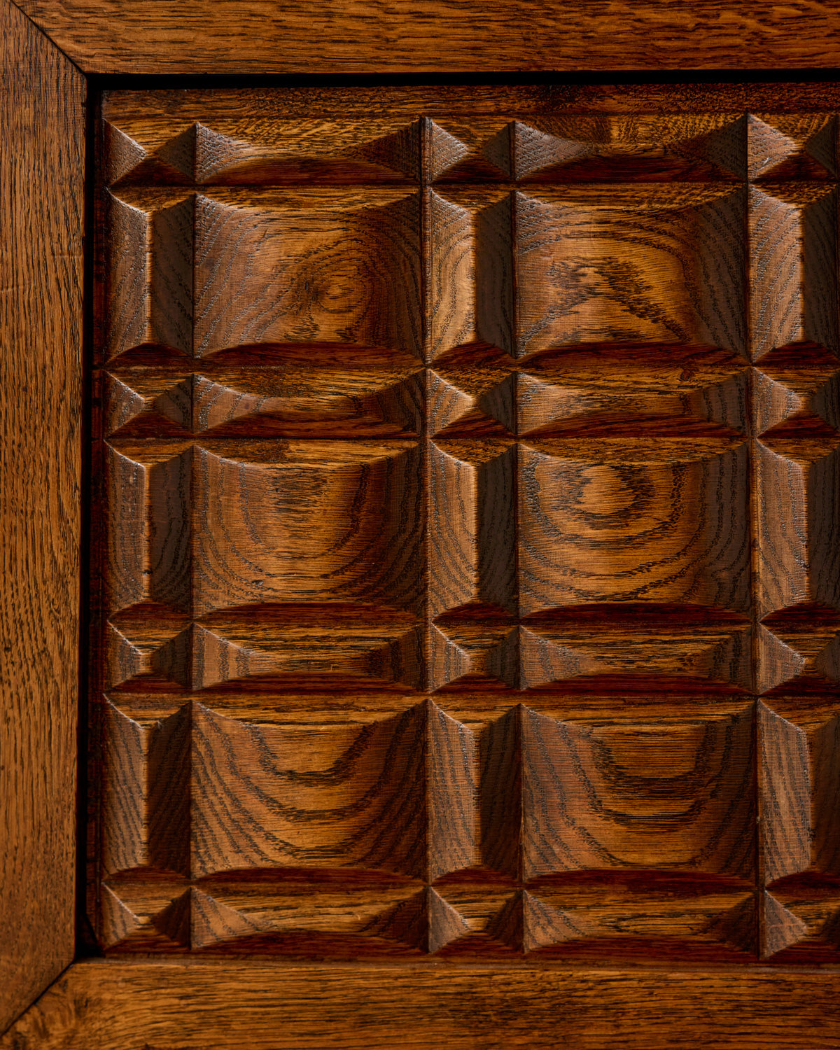 1940s French Oak Credenza