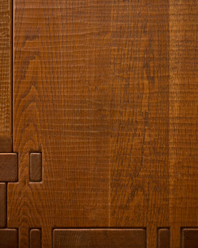 1970s Italian Glazed Oak Credenza by Giuseppe Rivadossi