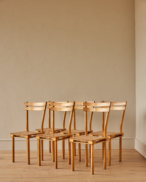 Belgian Slat Seat Dining Chairs