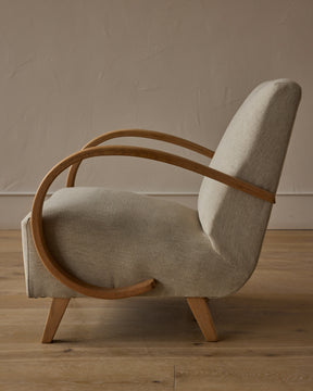Pair of Mid-Century Jindrich Halabala Style Bentwood Chairs