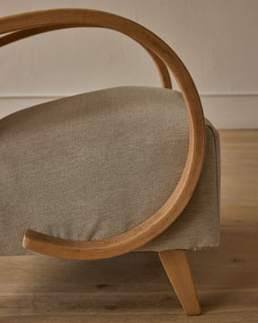 Pair of Mid-Century Jindrich Halabala Style Bentwood Chairs