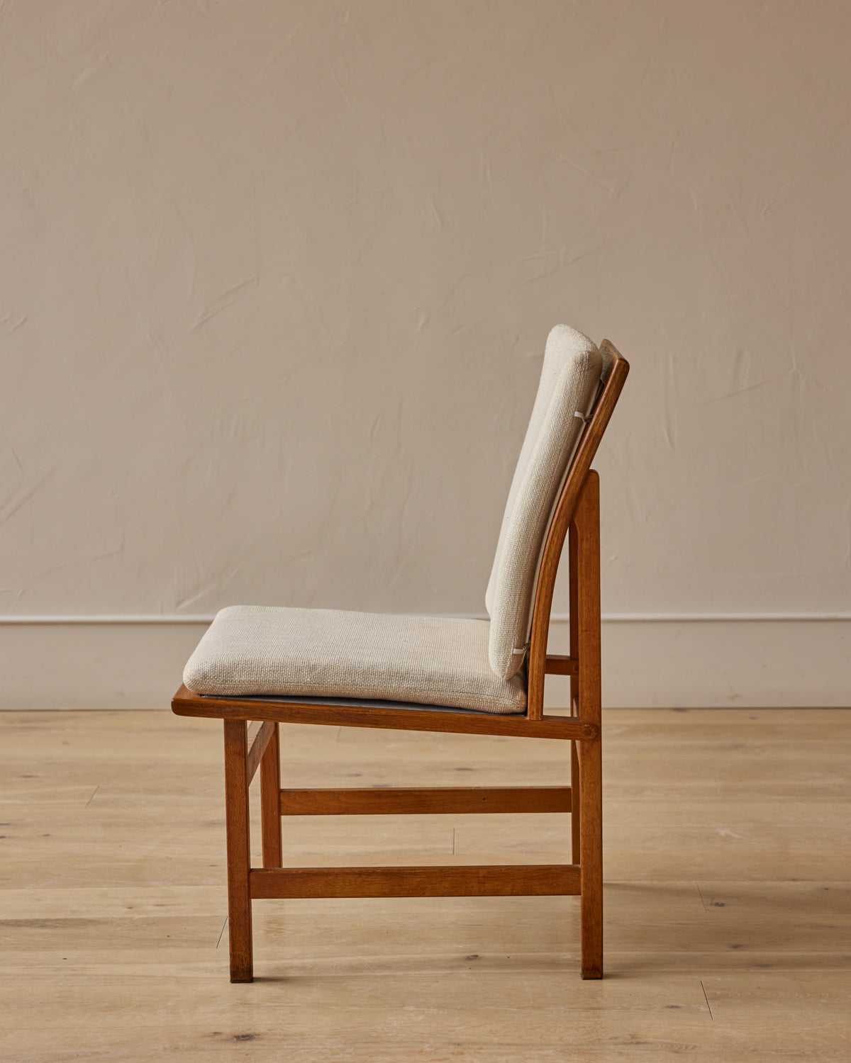 Set of 1960s Oak Lounge Chairs by Børge Mogensen