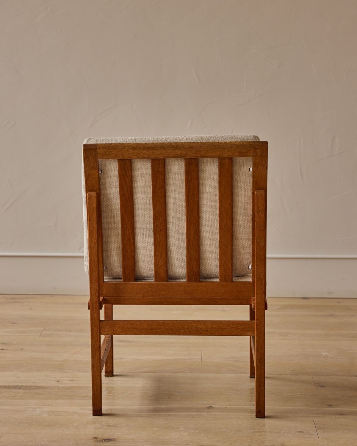 Set of 1960s Oak Lounge Chairs by Børge Mogensen