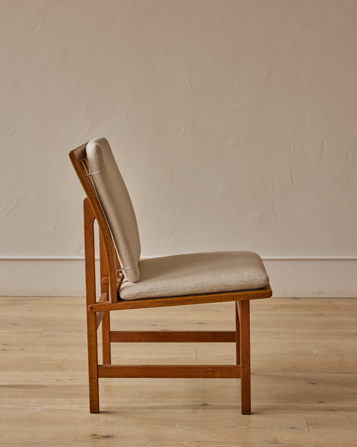 Set of 1960s Oak Lounge Chairs by Børge Mogensen