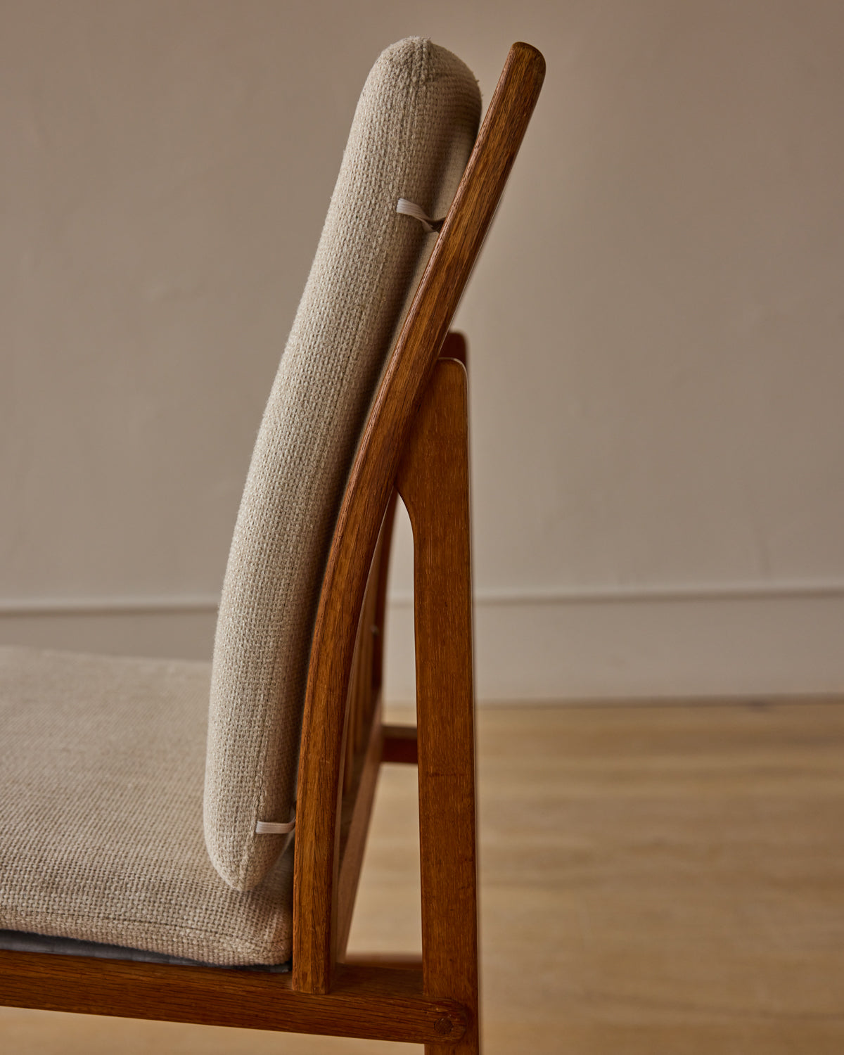 Set of 1960s Oak Lounge Chairs by Børge Mogensen