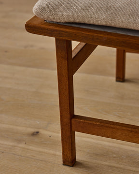 Set of 1960s Oak Lounge Chairs by Børge Mogensen