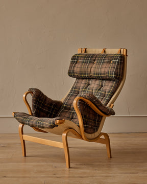 Bruno Mathsson Pernilla Armchair + Footstool by DUX