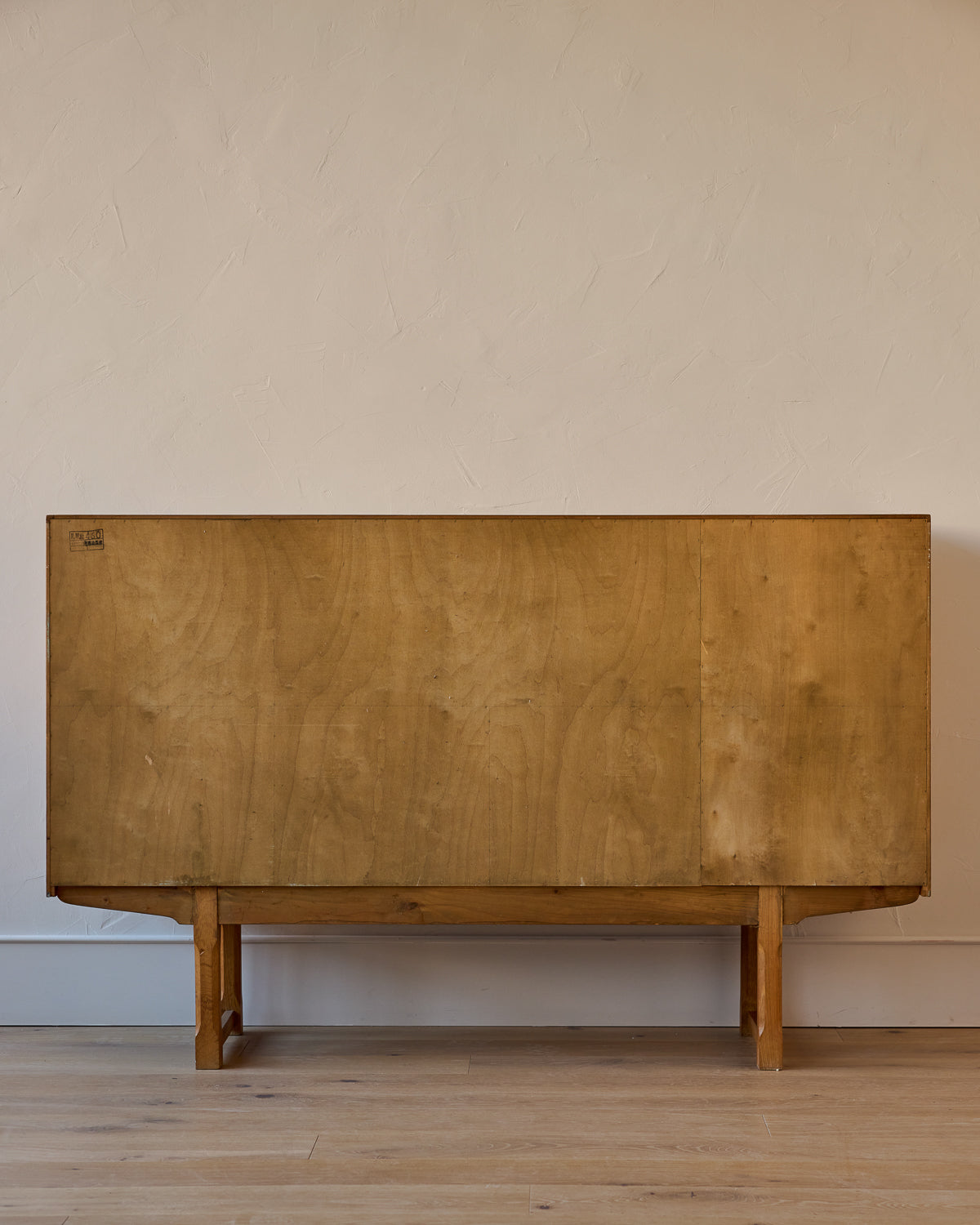 Danish Credenza with Vertical Pattern