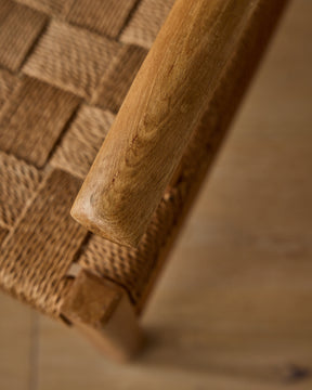 1930s Danish Seagrass Easy Chair by Fritz Hansen