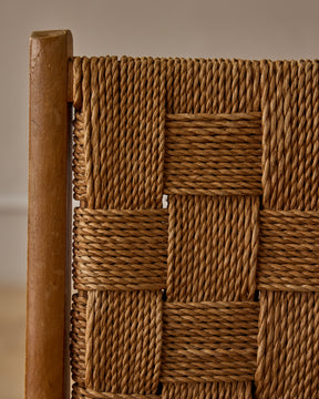1930s Danish Seagrass Easy Chair by Fritz Hansen