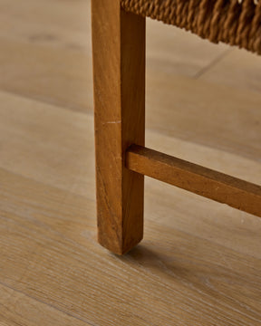 1930s Danish Seagrass Easy Chair by Fritz Hansen