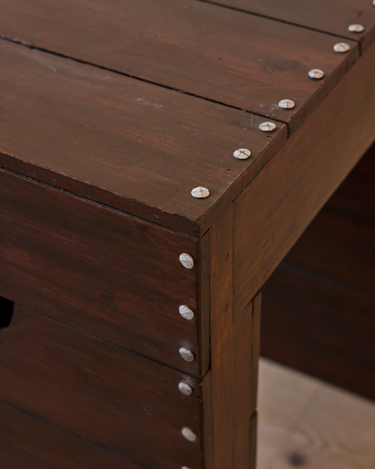 Pine Side Table by Dom Hans Van Der Laan