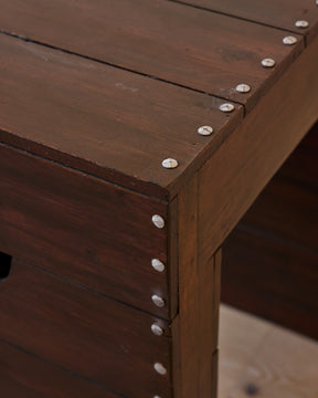 Pine Side Table by Dom Hans Van Der Laan