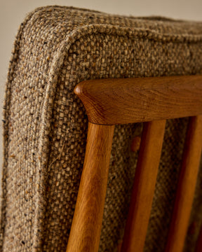 Mid-Century French Oak Armchair by Guillerme and Chambron