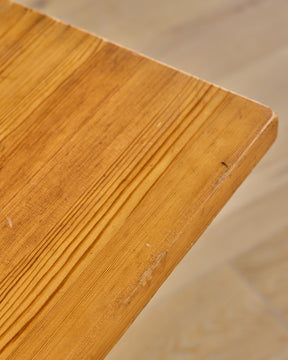 Pine Pirkka Dining Table + Benches by Ilmari Tapiovaara
