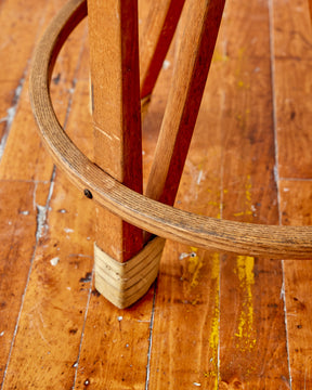 Woven Leather Stool