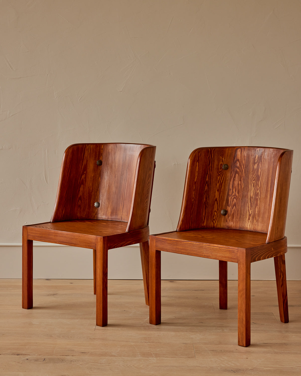Pair of Lovö Chairs by Axel Einar Hjorth