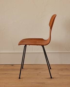 Mid-Century Italian Curved Dining Chairs