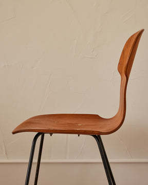 Mid-Century Italian Curved Dining Chairs