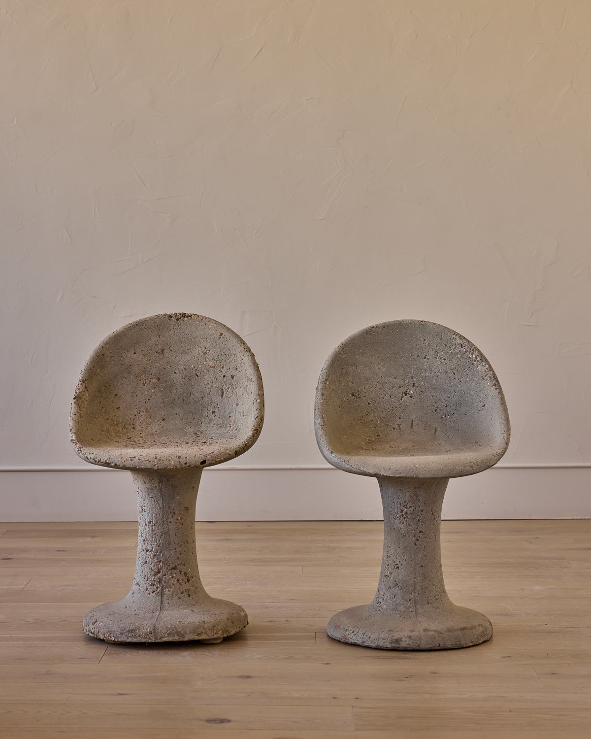 Concrete Tulip Chairs