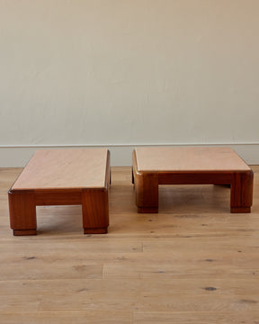 Pink Marble Table - Square