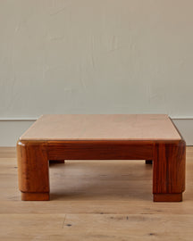 Pink Marble Table - Square