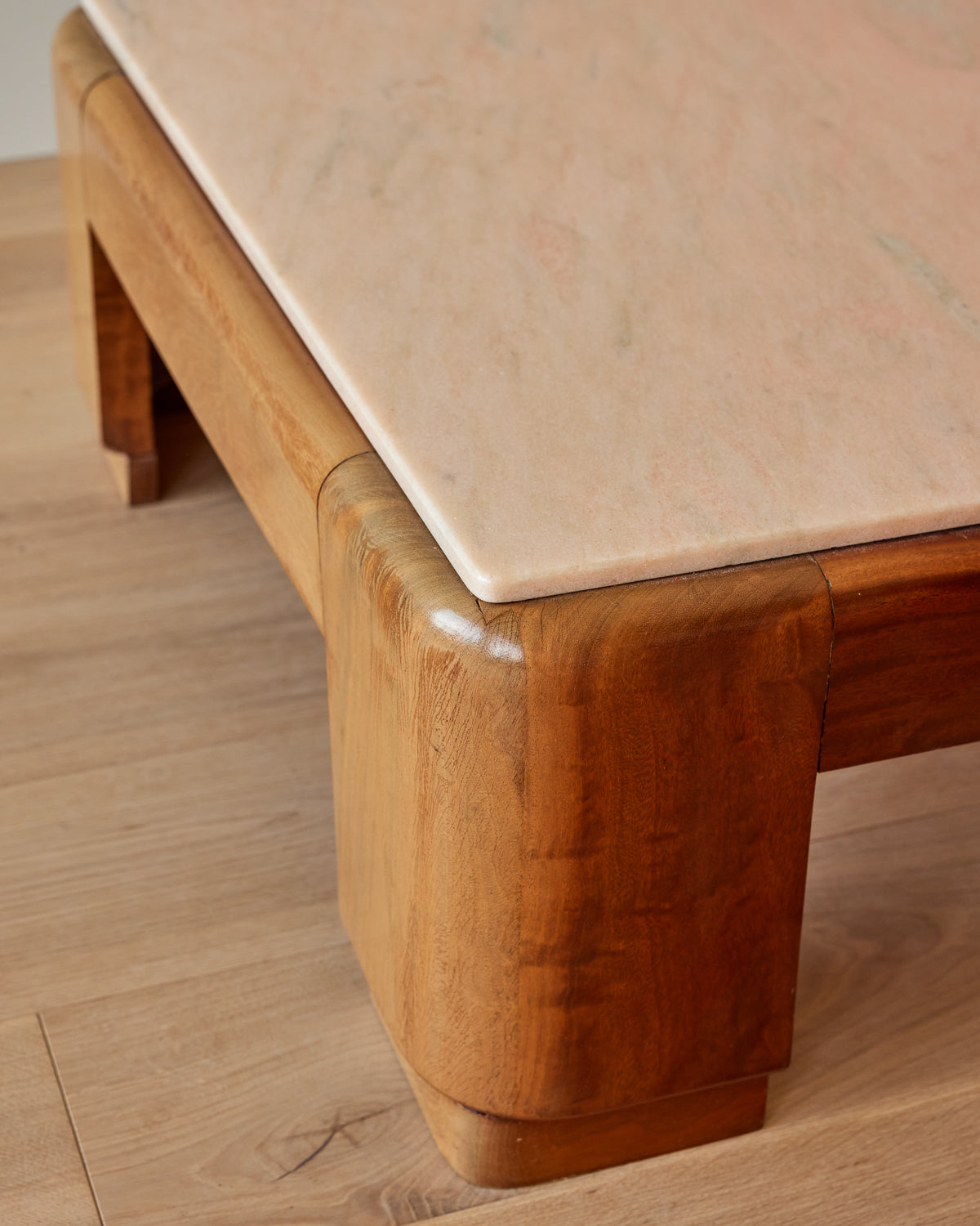 Pink Marble Table - Square