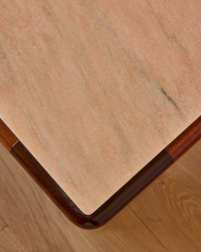 Pink Marble Table - Rectangle