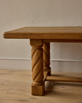 Sculptural Leg Dining Table